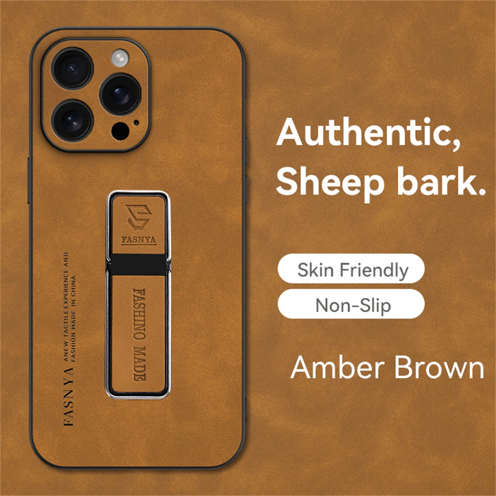 Supporto magnetico per auto in pelle Custodia per telefono per iPhone 16 15 14 Plus 13 12 11 Pro X XS Max XR Antiurto Bumper Cover posteriore_voghion.com