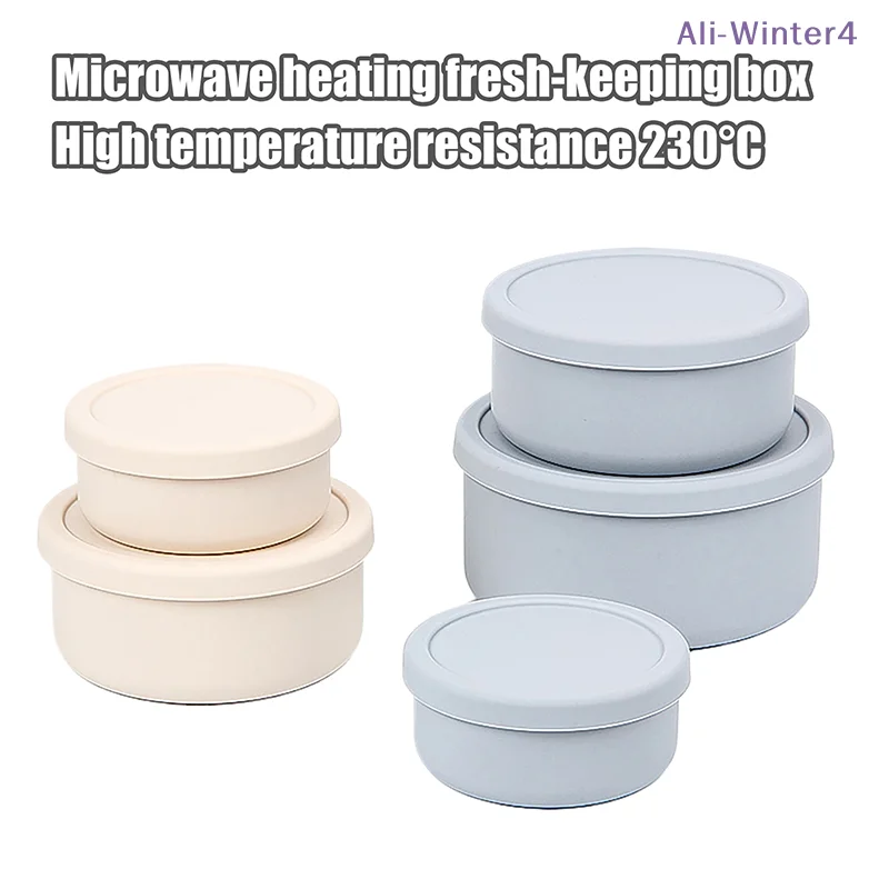 【Winter4】200/300/600ML 실리콘 도시락통, 누수 방지 도시락통, BPA 프리, 식기세척기 사용 가능