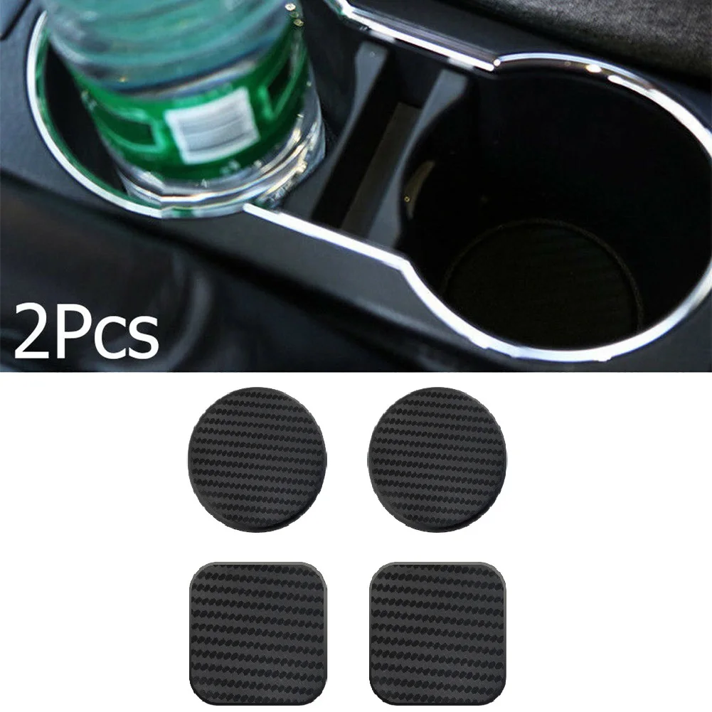 Car Auto Water Cup Slot Non-Slip Mat Pad Accessories 2Pcs cup holder coasters,car coaster pads