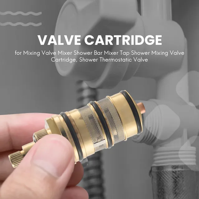 Brass Bath Shower Thermostatic Cartridge ; Handle for Mixing Valve A Perfect Addition to Your Shower!