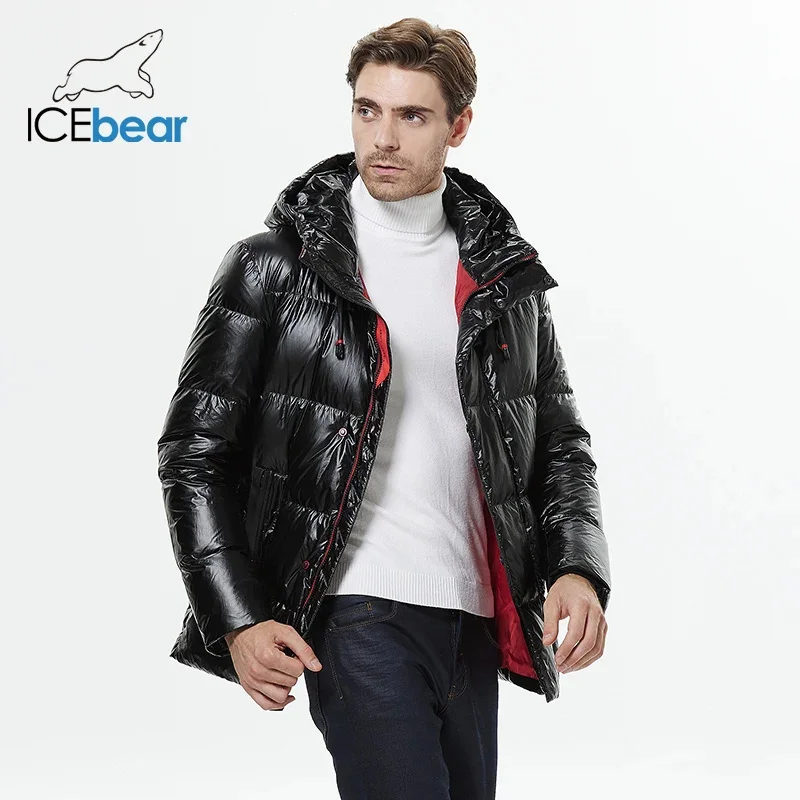 ICEbear Men's Hooded Casual Down Jacket Autumn and Winter Thick and Warm Men's Winter Clothing MWY20867D