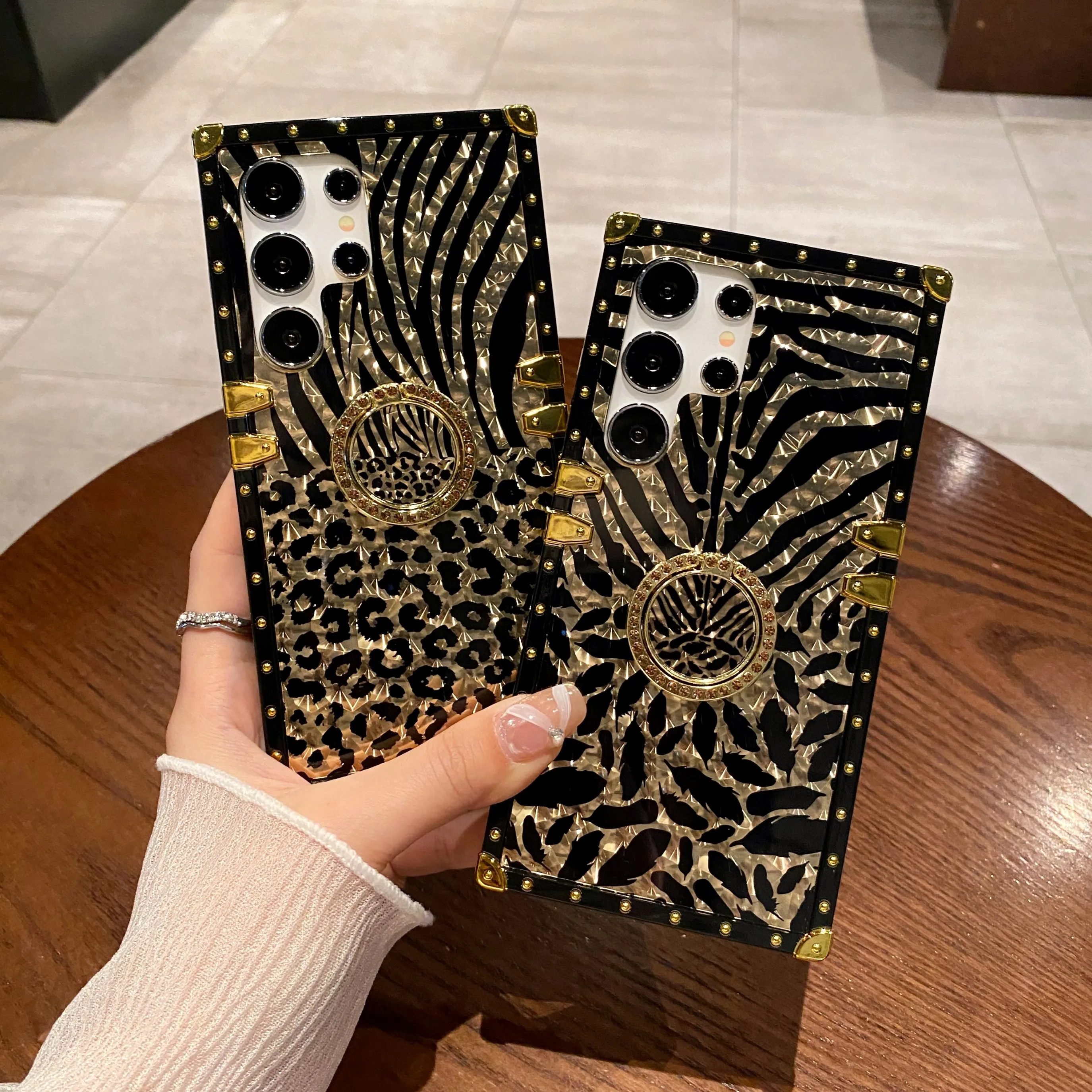 Luxury Gold Phone Case With Ring For Xiaomi Redmi Note Series_voghion.com