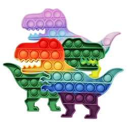 Juguetes sensoriales de dinosaurios para niños, juego especial Antisim para aliviar la descompresión, juguetes educativos de aprendizaje