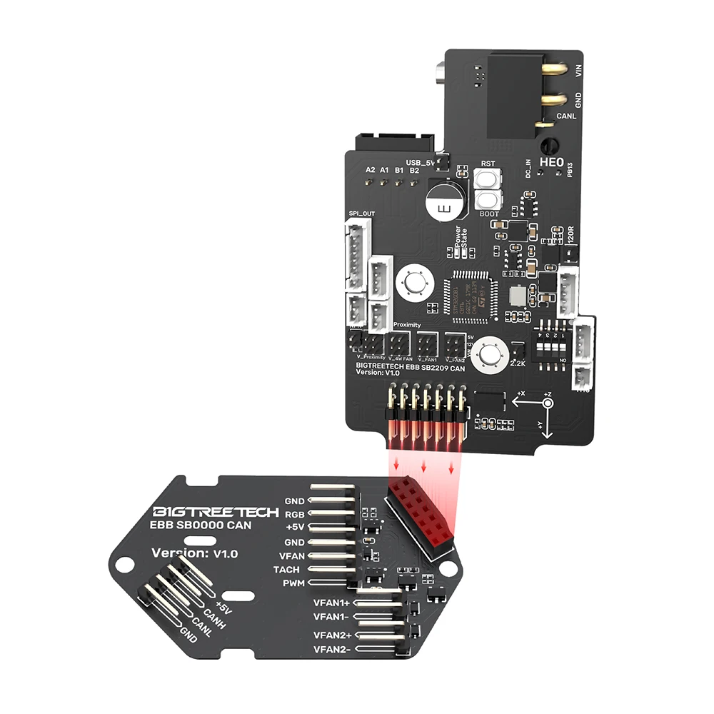 BIGTREETECH EBB SB2209 SB2240 CAN Board For Klipper Voron StealthBurner KNOMI Octopus Pro Raspberry Pi Canbus HeadTool PT1000