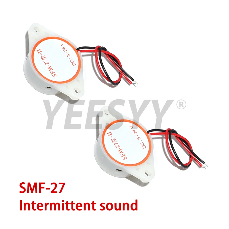 2pcs 4pcs 3-24V 간헐적 비프음 고데시벨 DC 3-24V 12V 버저 SFM-27 액티브 버저 비프음 알람 95DB 3015, Arduino용