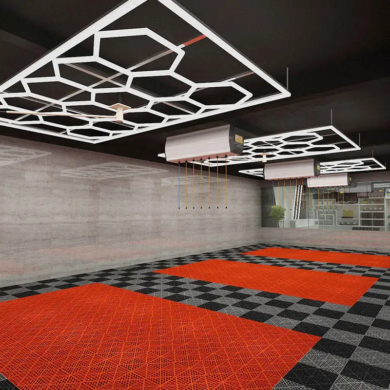 Modern Hexagon LED Garage Light Super Bright RGB LED Car Garage Light,  Hexagonal Grids for Shopping Mall - AliExpress