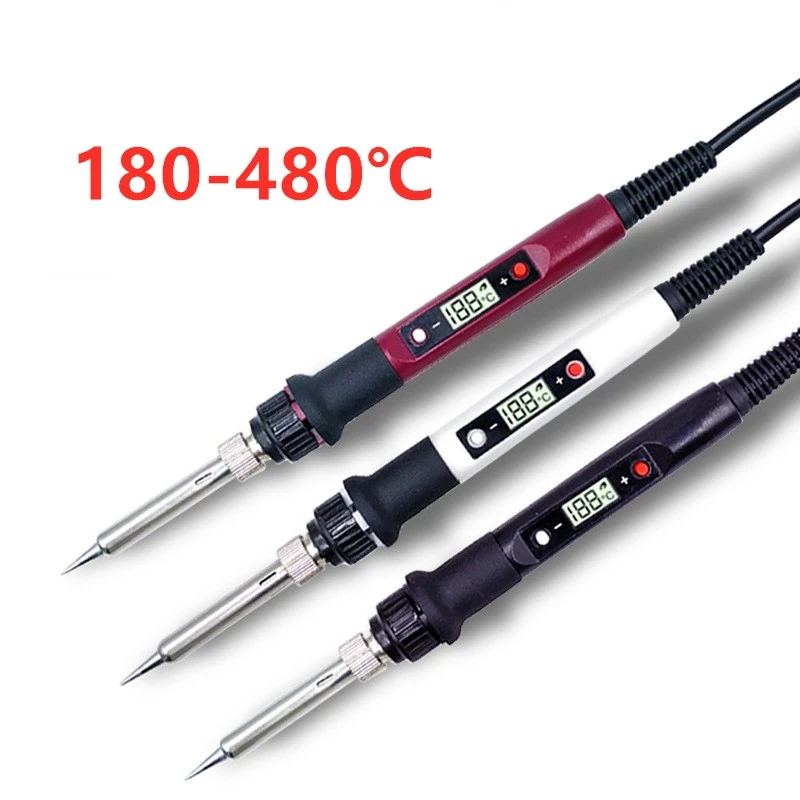 60w/80w Electric Digital Soldering Iron Temperature Adjustable 220v