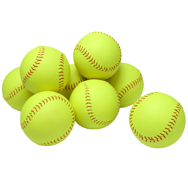 Pack of 12 Softball Training Sports Slow Bases 12 inch Hard Softball Outdoor Sports Adult High Quality Training Softballs