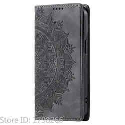 Luxury Leather Flip Cover Totems Wallet Phone Case for OnePlus Nord N10 5G (GRAY)