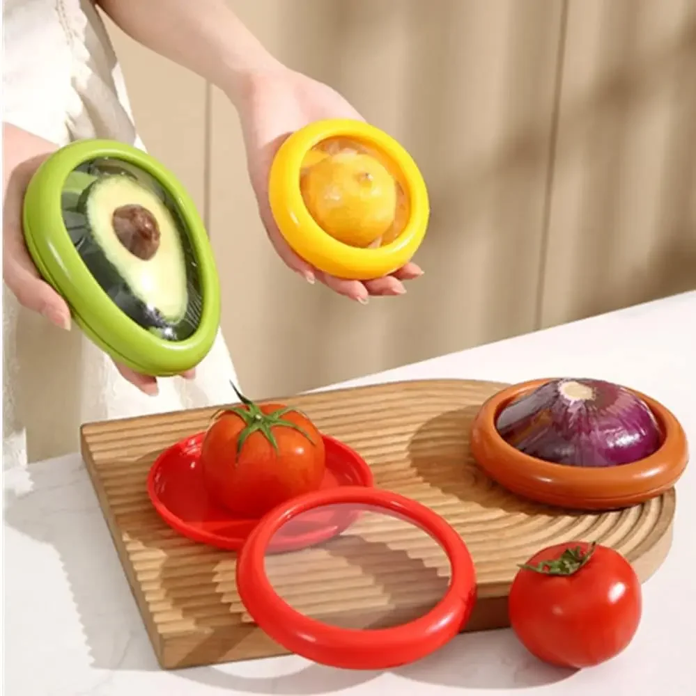 Kitchen storage box Food storage container Fruit and Vegetable Storage Containers Reusable Silicone Refrigerator Box Storage Bowls Saver Holder Keeper