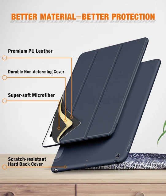 Fashion Star IPad Protective Case Pro 11 Rotating Air 4 5 Acrylic 10.2 Inch  Tablet 10th Generation Three Fold White Ipad Cover - AliExpress