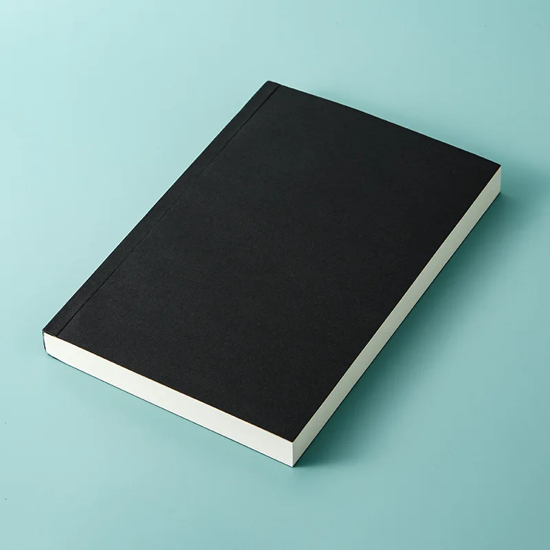 Extra Thick Notebook Thick Notebook Students Use Blank Book Kraft Paper Notes Journal Book Scribbling Pad Writing Pads - 4