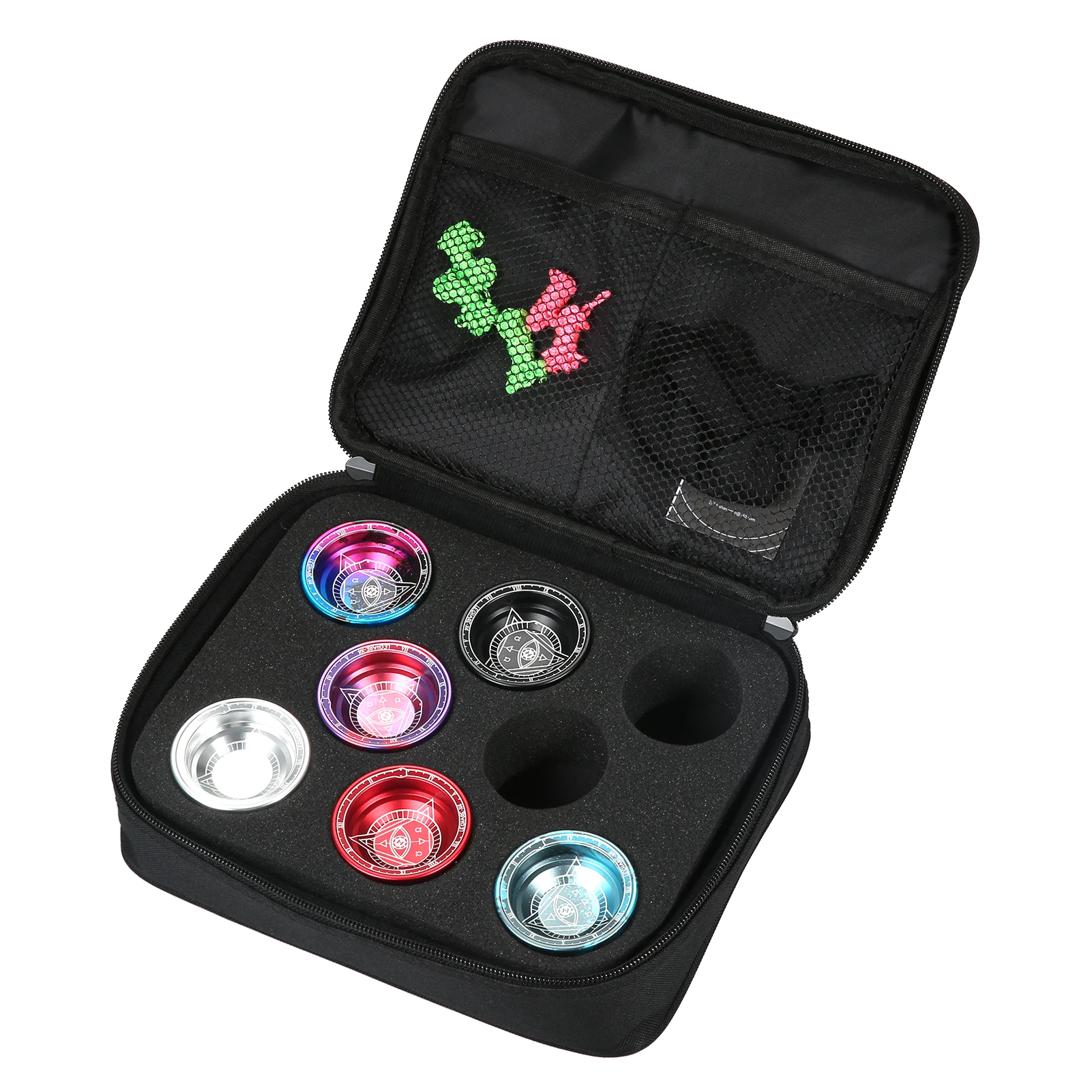 Yoyo Ball Yoyo Ball Holder Storage Bag Shock-absorbing Yo Yo Protective Bag Case 8 Yoyo Balls Accessories