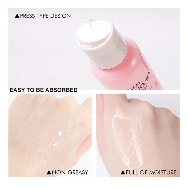 Sakura – Kit de soins du visage pour femmes, 5 pièces/boîte, blanchissant, hydratant, nettoyant, sérum, Toner, crème pour les yeux, japon