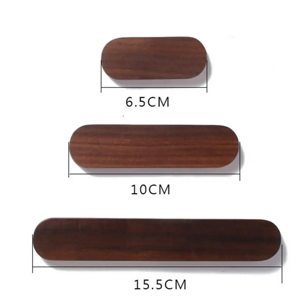 Key Rack Lightweight Key Holder Water-Resistant Wear Resistant  Fashion Black Walnut Key Magnet Hanger 3