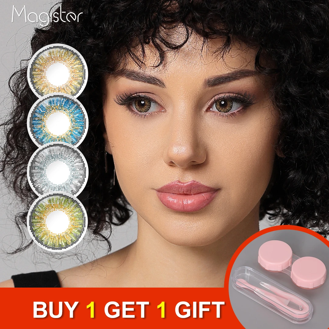 [Buy 1 Get 1 Gift]3 Tone Color Contact Lens Colored Lenses For Eyes