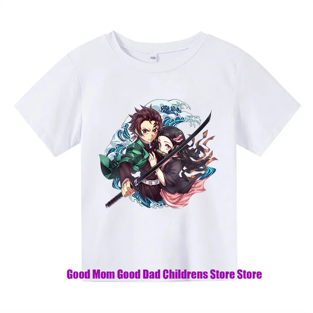 Demon Slayer Zouma Monzekoro You Beans Summer Cool Children's t shirts Leisure Cartoon T-shirts Boys And Girls Birthday Gifts 2