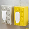 Creative Building Block Tissue Box Cover Facial Tissue Dispenser Tissue Container for Livingroom Bedroom Bathroom Home Office 2