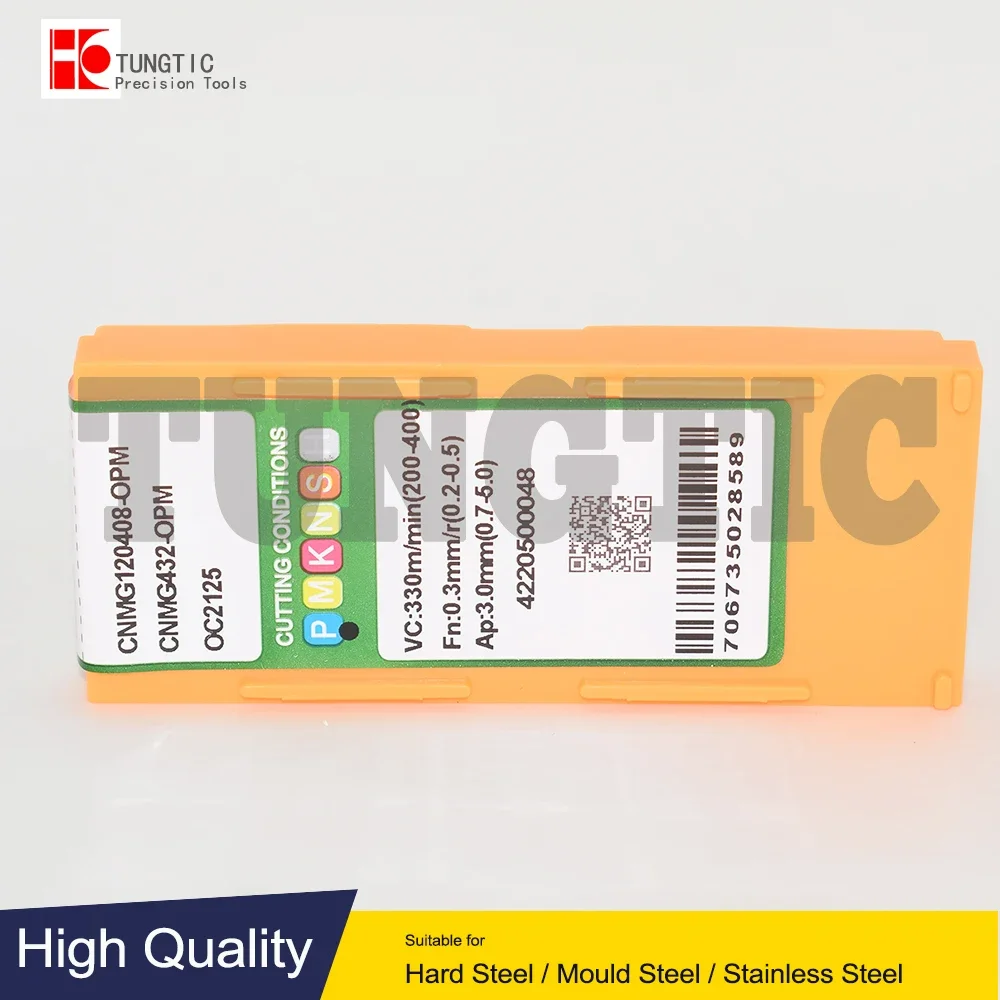 CNMG120408-OPM OC2125 CNMG120408-OPR OC2125 Фрезерный резак с ЧПУ, режущий инструмент для обработки металла