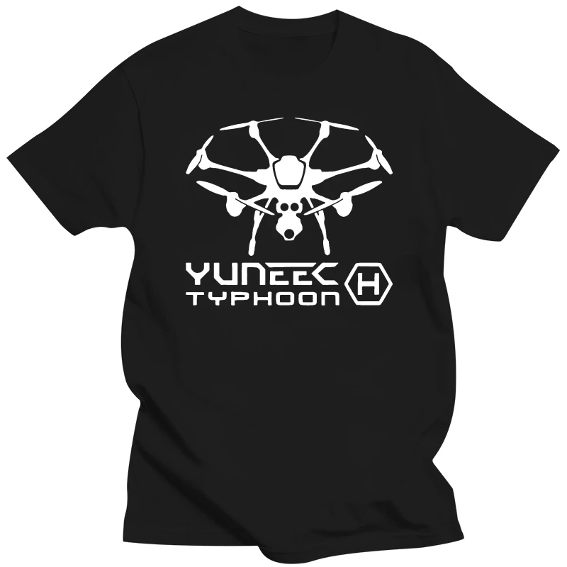 T-Shirt Primaverile Personalizzata Per Uomo Yuneec Typhoon H Drone T Shirt Uomo Tempo Libero Maglietta Più Recente Slim Pop Top Tee
