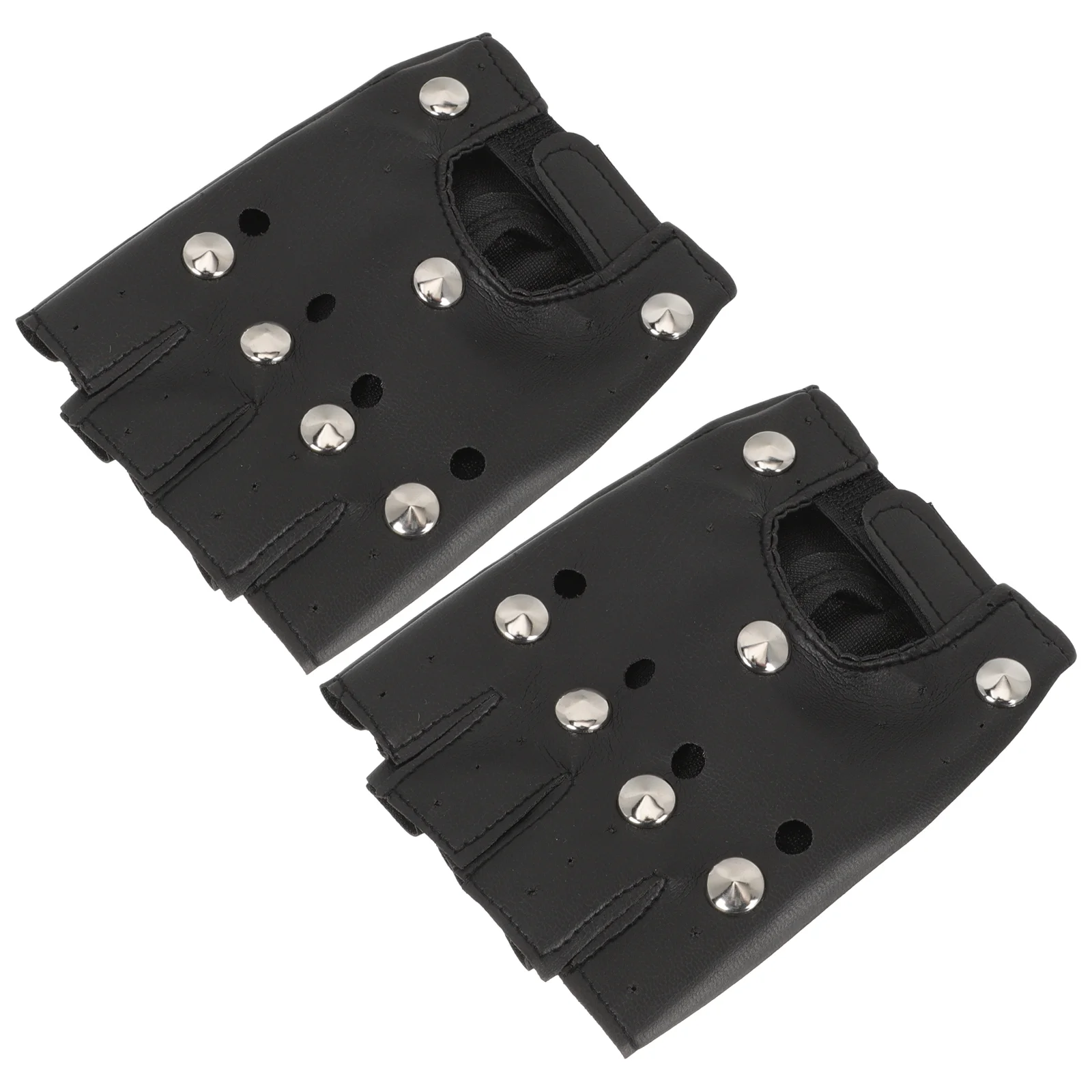 

Half-finger Gloves Anti-skid Exercise Man Men's Fingerless Mens Black Artificial