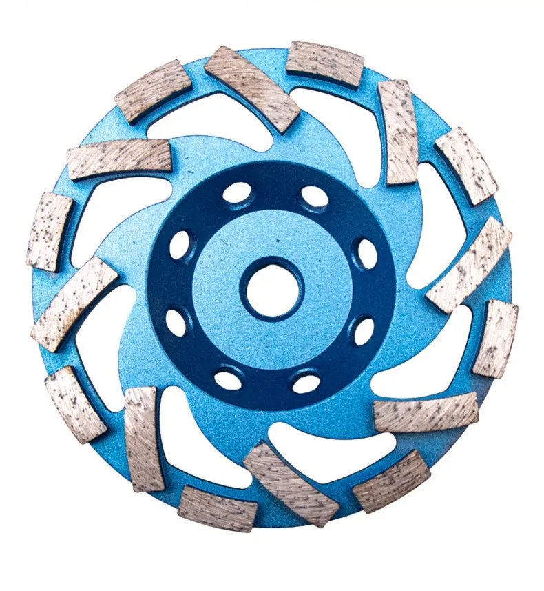 5'' 7'' M14 5/8''-11 22.23mm Cyclone Diamond Sintered Grinding Cup Wheels 125 180mm Strange Shape Concrete Granite Grind Disc
