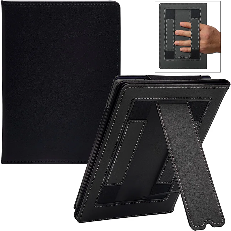 Dual Hand-Held Stand Case with Smart Sleep-Wake Function