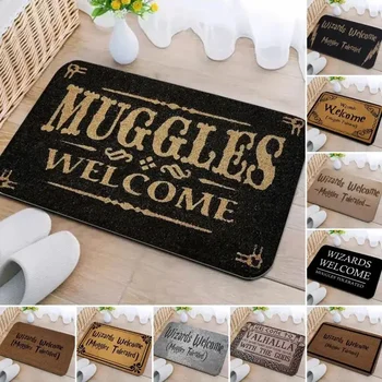 Welcome Muggles Doormat 1