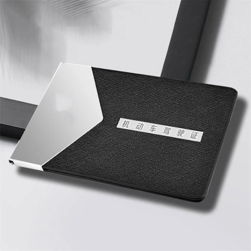 High Luxury Driver License Holder Case Women Men Car License ID Card Wallet