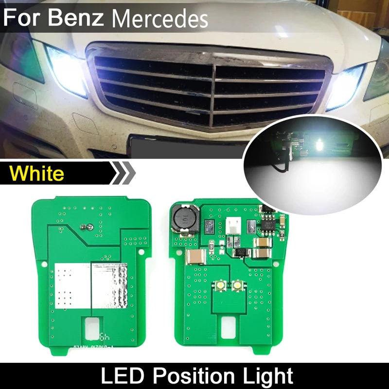 HID Matching Xenon White LED Parking Position Light for Benz Mercedes W212 E Class E350 E550 E63