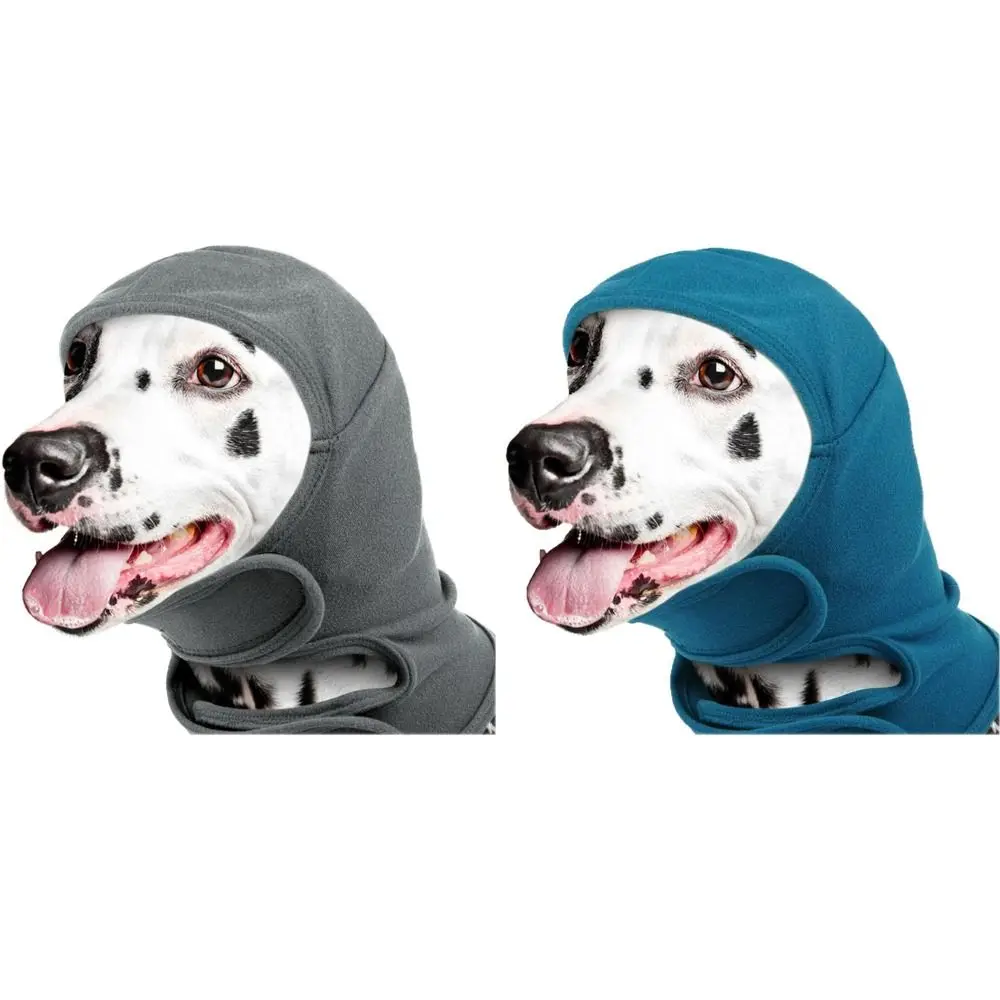 Pet Accessories Warm Dog Calming Hood Washable Breathable Dog Ear Cover Adjustable Comfortable Dog Windproof Hat Travel