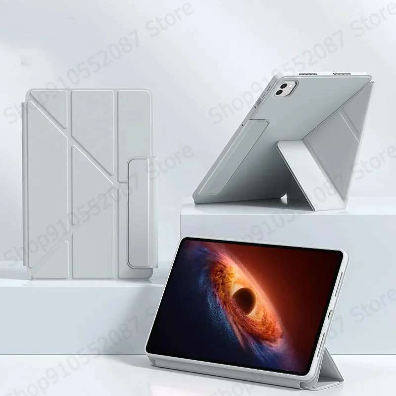 Premium Smart Fold PU Leather Stand Magnetic Cover