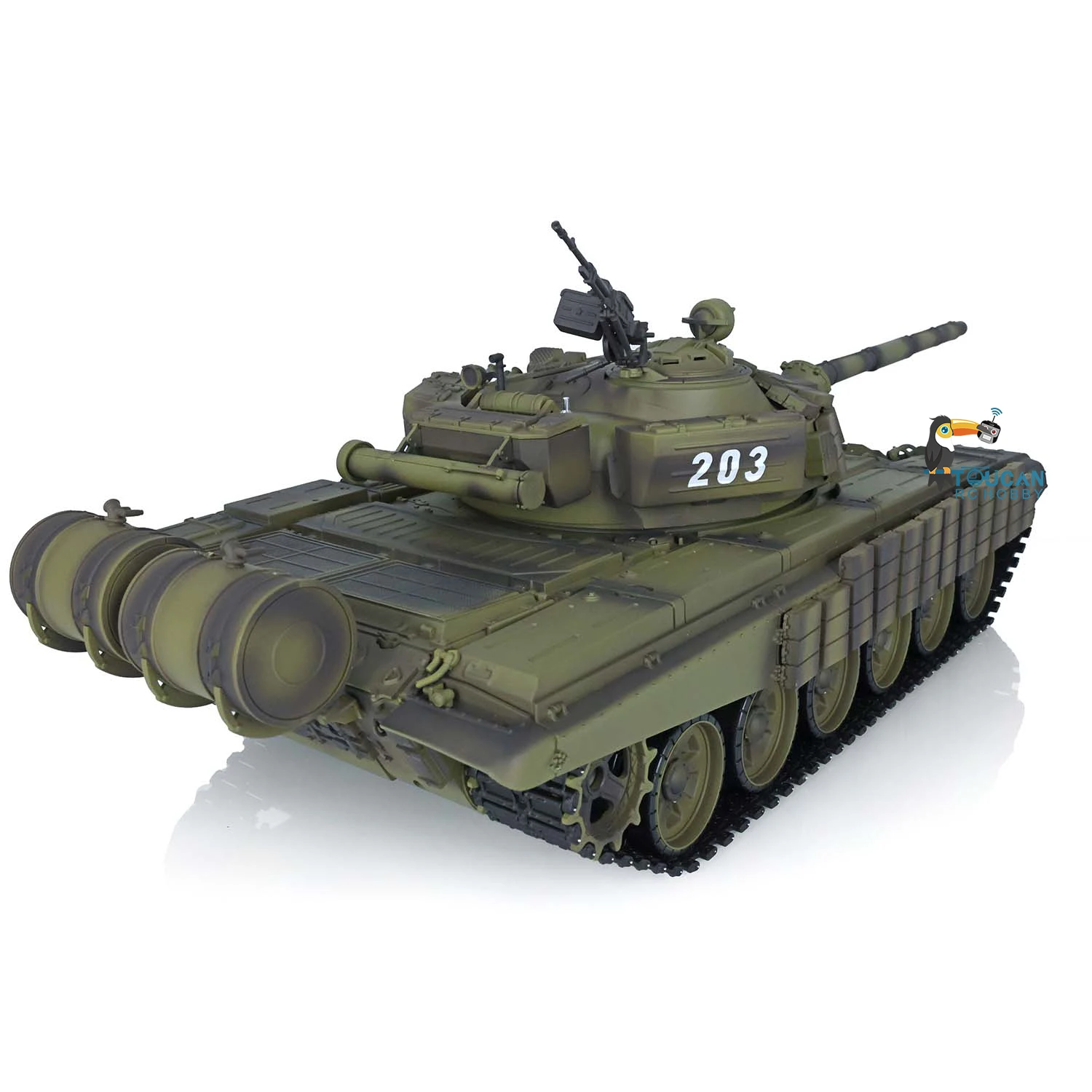 Heng Long RC ũ 1/16 7.0 öƽ VER T72   ũ 3939 360  ͷ,  ȿ  TH20563
