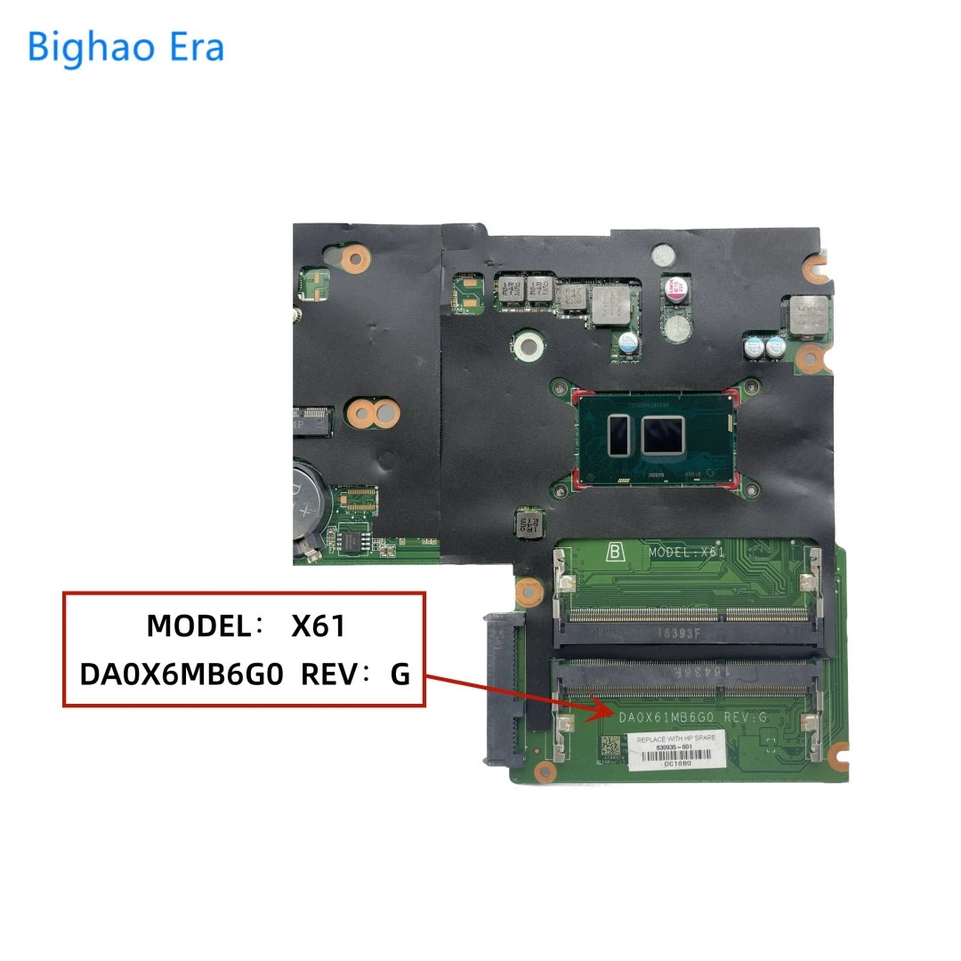 Placa-mãe do Portátil para hp Probook Da0x61mb6g0 I36100u I5-6200u I7-6500u Cpu Ddr3l Sps:830935-601 830937-601 830937-601 - Imagem 2