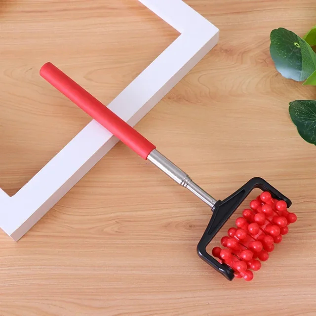 Back Scratcher Telescopic Massage Roller Relaxing Hand Massage Tool Reflexology Face Hand Foot Back Body Therapy Roller Massage 3