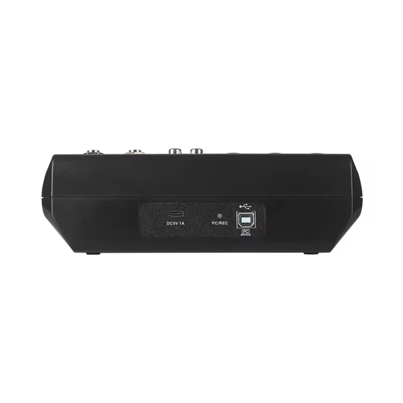 LEEDOAR HD A4 A5 Soundcard Mixing Console Mixer Professional Audio 4 5 Channel Sound Mixer For Live Streaming DJ Audio Equipment