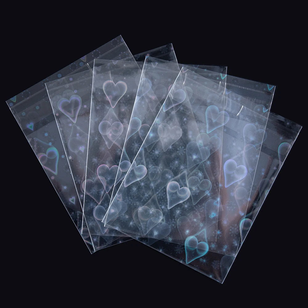 Прозрачный самоклеящийся пакет с лазерным рисунком
