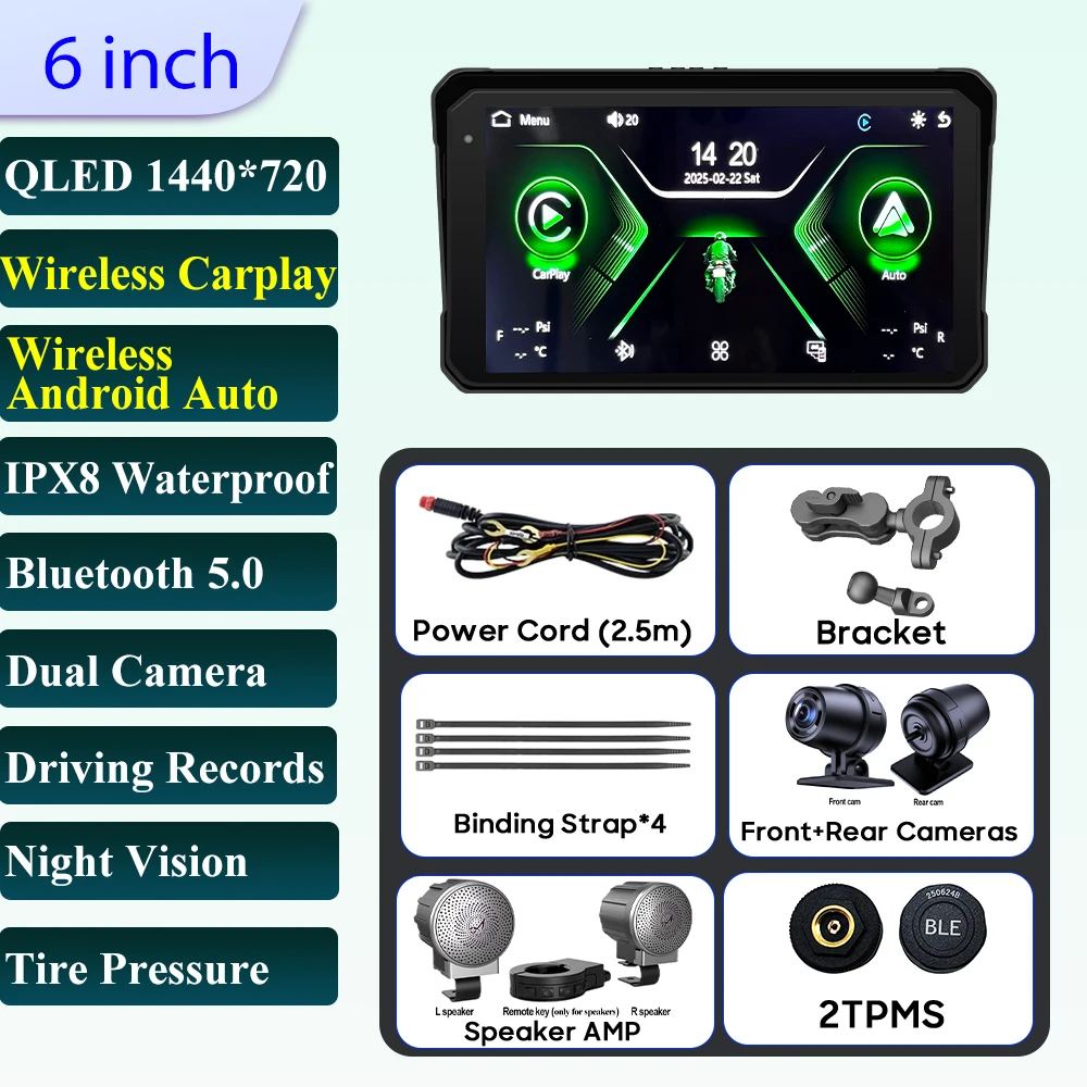 Screen-TPMS-AMP-DVR
