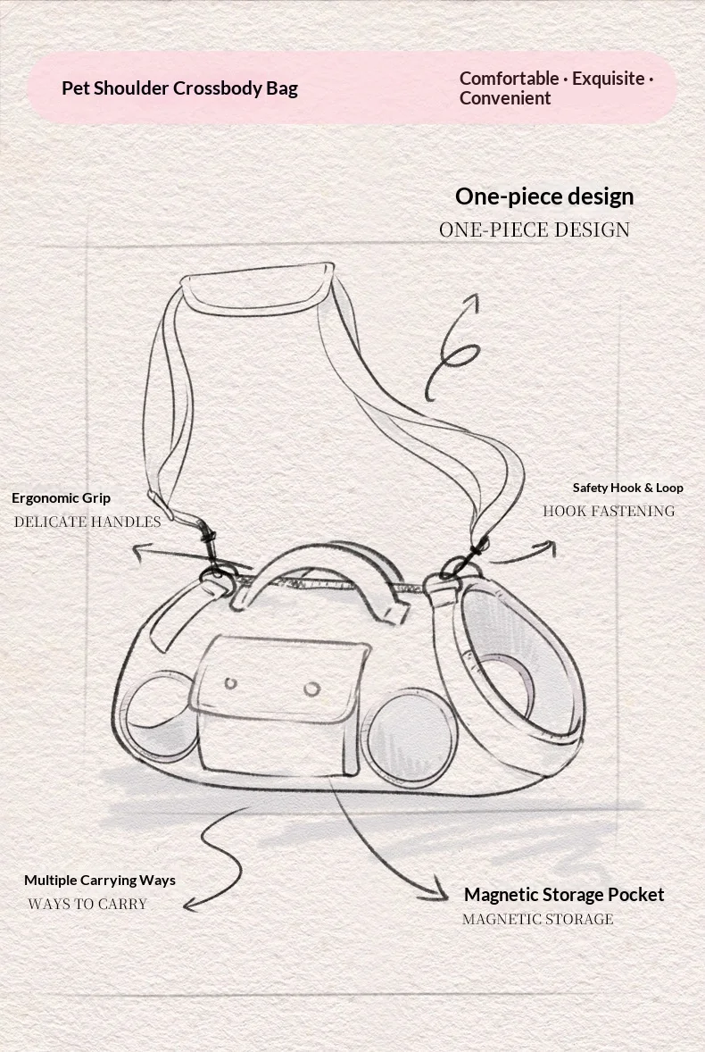 Outdoor Pet Walking Bag
