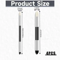 4pcs Blending Sponge Pen Dual Tip Reusable Drawing Art Blending Tools Washable Sketch Rubbing for Artist Professional Sketch 2