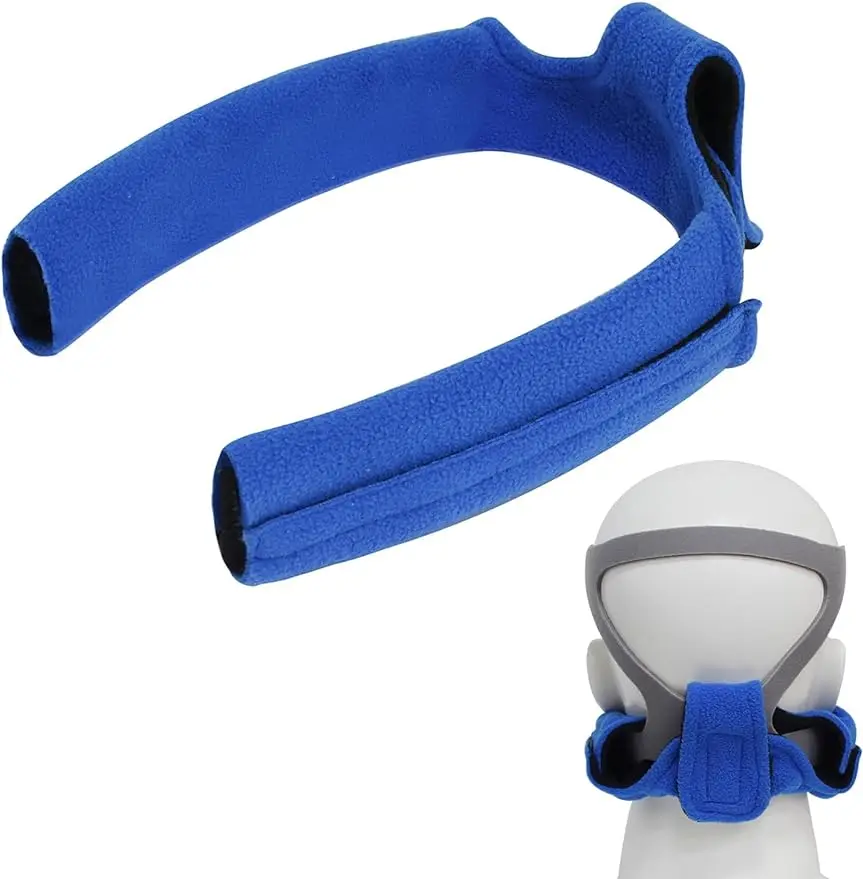 

CPAP Neck Pad Headgear Strap Cover Universal Reusable Face cpap Strap Cushion Comfortable Soft Headgears Elastic Spandex Band