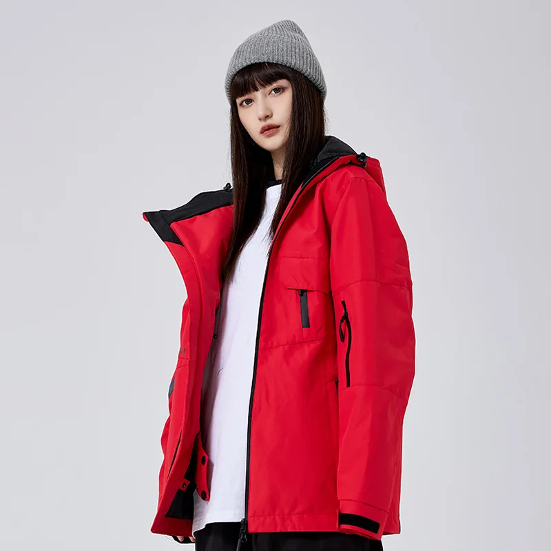 MUTUSNOW Ski Jacket Women And Men's Windproof Waterproof Warm Thicken Snow Coats Outdoor Winter Sports Snowboarding Jacket