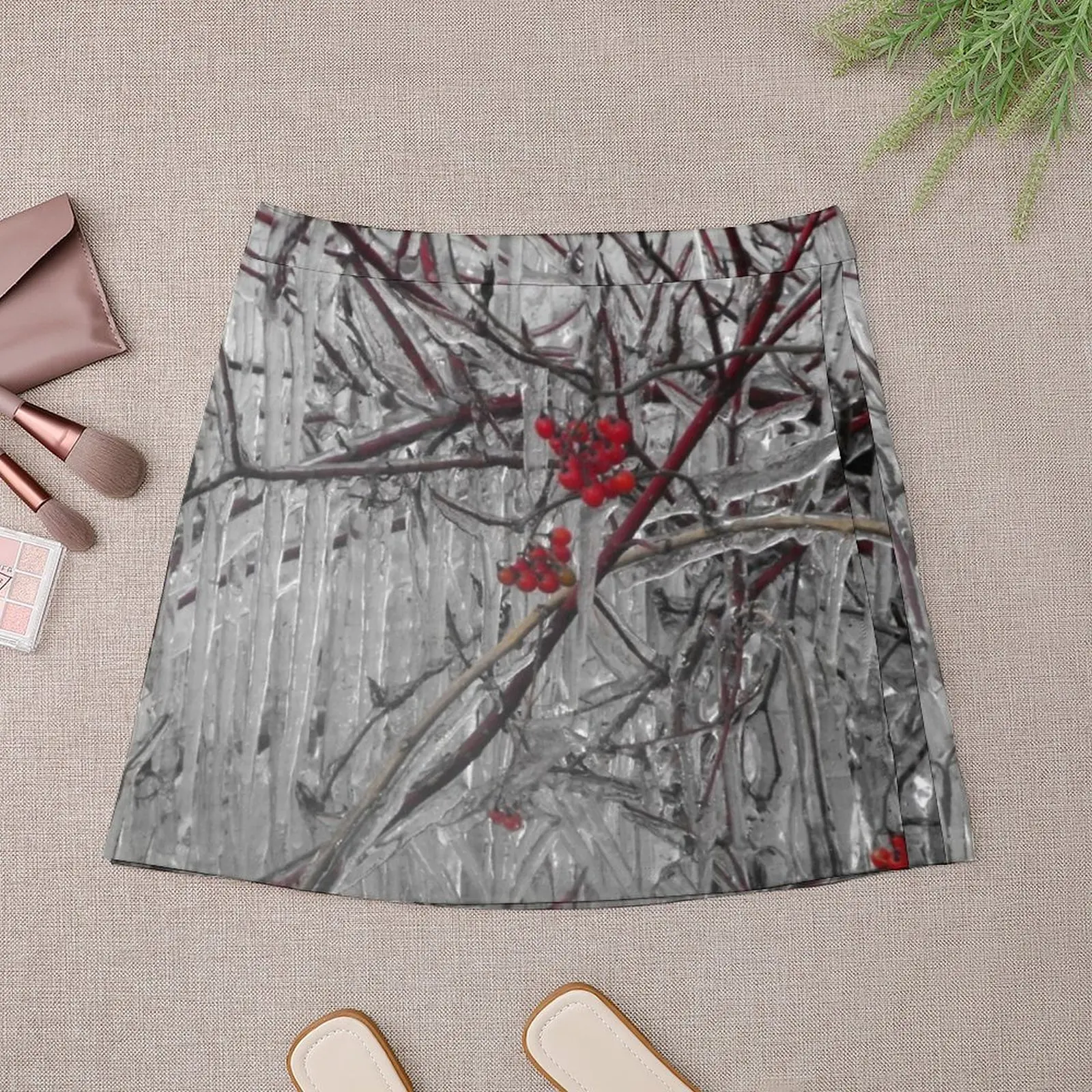 A touch of Red Mini Skirt skirts for womens 2024 cute skirt clothes for woman korean style skirt