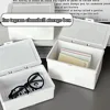 INS White Photo Card Storage Box Ins Photo Card Holder Storage Box Photocard Sleeves Idol Photo Collection Organizer Case 2