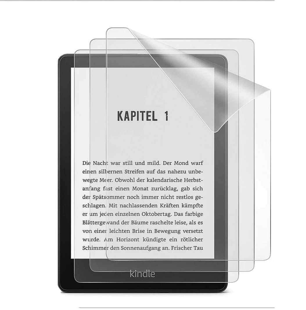 3PCS PET Screen Protector for Kindle Paperwhite 7.0 (12th gen,2024) 6.8'' (11th Generation,2021) colorsoft Signature Edition 2