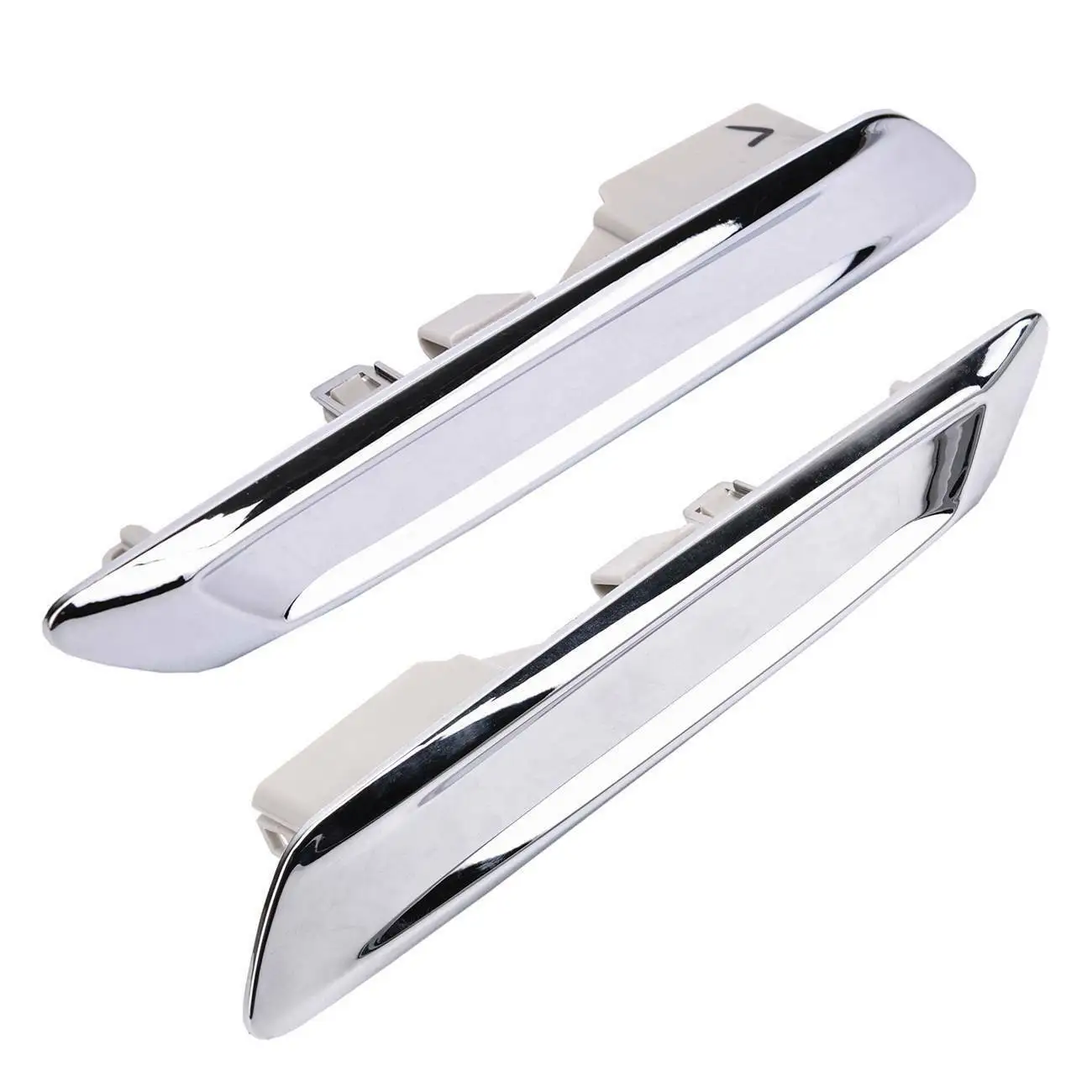 Car Front Left & Right Chrome Fender Trim Molding For-BMW F10 F11 528I 535I 51137336645 51137336646 car fender trim molding