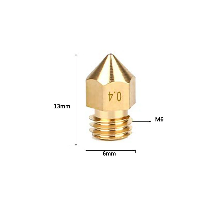 Artilharia Hornet Impressora 3d Peças Latão Bocal Kit Bocal 0.4 mm Peças & Ferramenta de Substituição Soquete Pinças Termistor Haste de Aquecimento - Imagem 3