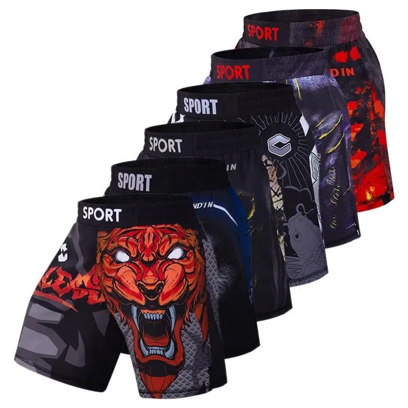 MMA BJJ Rashguard Running Shorts Rash Guard Fitness Tracksuit Boxing Jerseys Muay Thai Compression Men MMA Sport Kickboxing 08
