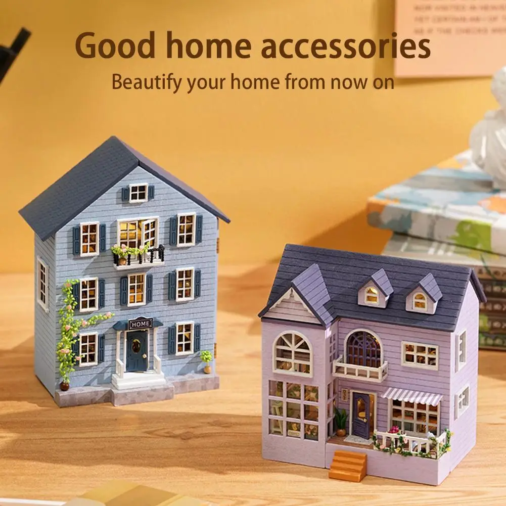 جديد لتقوم بها بنفسك خشبية مصغرة بناء عدة بيوت الد...