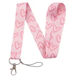 Heart Lanyard Neck Strap for ID Badge and Key Holder (2)
